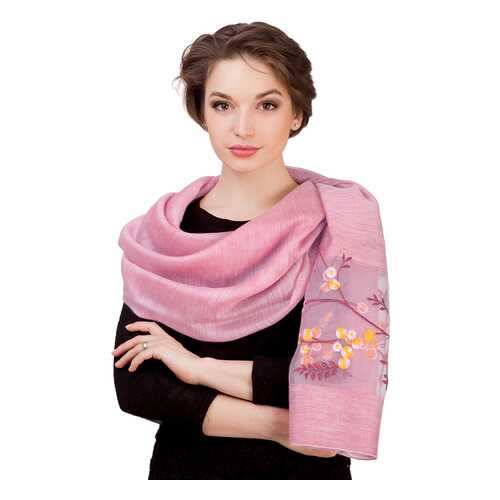 Палантин женский Le Motif Couture YSX02-4 розовый в Бифри