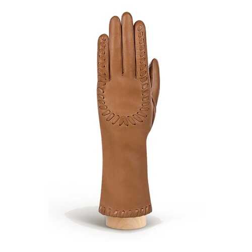 Перчатки женские Eleganzza F-IS0061 коричневые 6.5 в Бифри