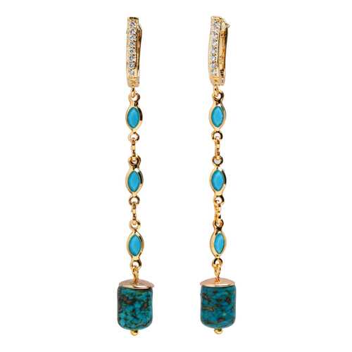 Серьги Biruza BA371 синие в Бифри