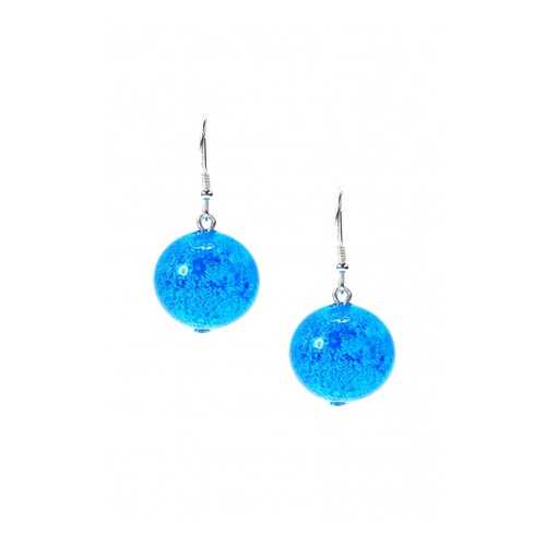 Серьги Satinato Dark Aqua в Бифри