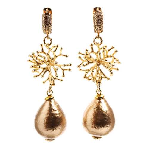 Серьги женские Beatrici Lux BL2624 коричневые в Бифри