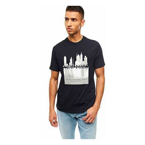 Футболка мужская Armani Exchange 3HZTLM ZJH4Z 1583 синяя XL в Бифри
