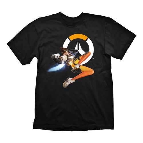 Футболка мужская Gaya Entertainment Overwatch Tracer Hero черная L в Бифри