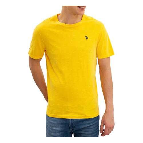 Футболка мужская U.S. POLO Assn. G081SZ0110TOYOIY9 желтая XS в Бифри
