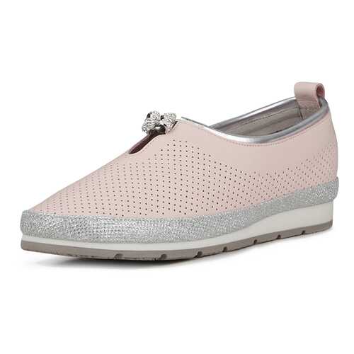 Слипоны женские Alessio Nesca K0636LC-1A розовые 38 RU в Бифри