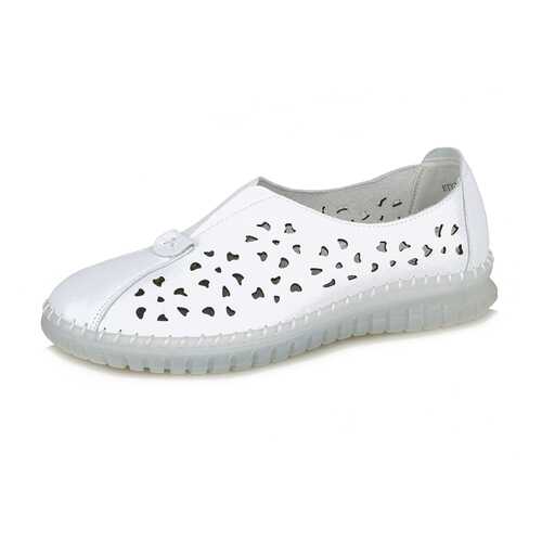 Мокасины женские Alessio Nesca Comfort HTY20SS-14 белые 40 RU в Бифри