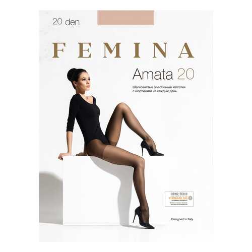 Колготки женские FEMINA AMATA 20 бежевые 3 (M) в Бифри
