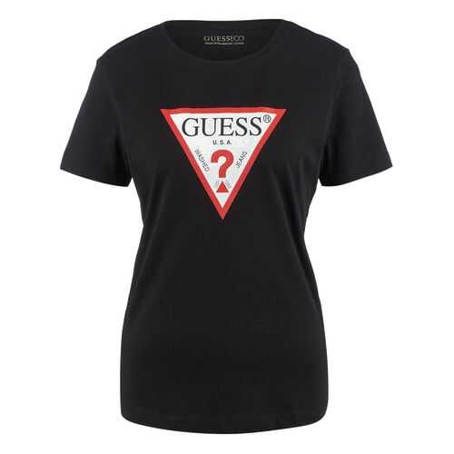 Футболка женская Guess W0YI57-K8HM0 черная M в Бифри