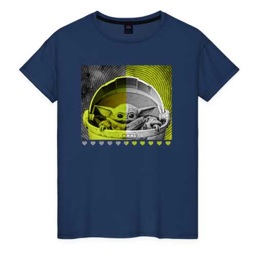 Футболка женская ВсеМайки 2147267 синяя XL в Бифри