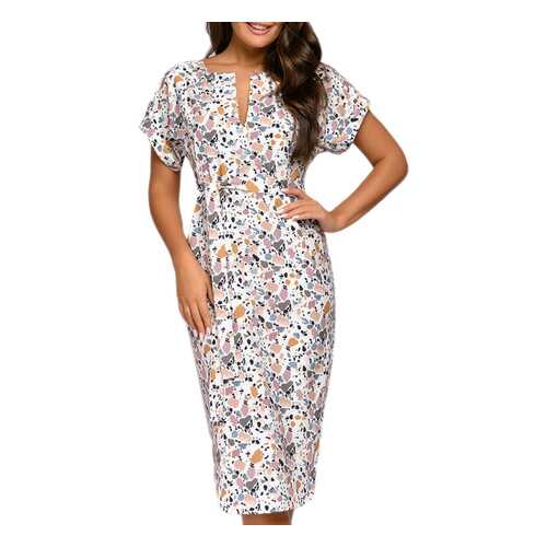 Платье женское D&M by 1001DRESS 0112001-01324WP белое XL в Бифри