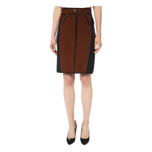 Юбка женская Maria Grazia Severi 6110/16301 коричневая 48 IT в Бифри